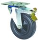 RUEDA ALEX 2-1153 Ø125MM GIRAT. FRENO 125KG GOMA