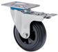 RUEDA ALEX 2-1153 Ø125MM GIRAT. FRENO 125KG GOMA