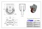RUEDA ALEX 2-2363 Ø125MM FIJA 200KG PU