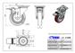 RUEDA ALEX 2-2369 Ø125MM GIRAT. FRENO 200KG PU