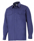 CAMISA ALGODON M/LARGA 533 AZUL MARINO T-3XL