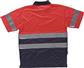 POLO A.V. M/CORTA C3867 MARINO/ROJO REFLEC. T-M