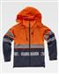 PARKA A.V. SOFTSHELL S9525 NARANJA/MARINO T-M