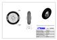 RUEDA ALEX 4-0744 Ø160MM 180KG GOMA S/SOPORTE