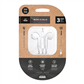 AURICULARES EARTECH BLANCOS CA. 1,2M JACK (TEC1001