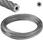 CABLE ACERO GALV. Ø6MM ROLLO 100M (6X19+1)