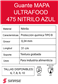 GUANTE MAPA ULTRAFOOD 475 NITRILO AZUL T-6