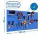 PANELCLICK AZUL + 22 GANCHOS + 3 ACCESORIOS