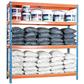 SIMONFORTE 2406-4 CHIPBOARD AZUL/NARANJA/MADERA